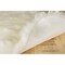 Homeroots 2 x 2 x 3 in. New Zealand Single Sheepskin Rug Natural 293188 - alternate 3
